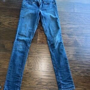 PAIGE Women's Blue Skinny Jeans